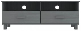 HAMAR sötétszürke tömör fenyőfa TV-szekrény 106 x 40 x 40 cm