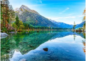 Üveg kép - Hintersee-tó (70x50 cm)