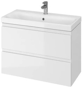 Cersanit Moduo fürdőszobaszekrény mosdóval 79,5x57x37,5 cm fehér S801-225-DSM