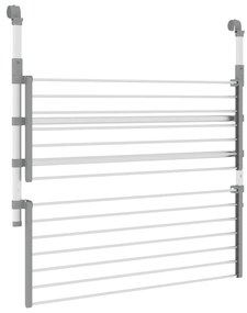 alumínium erkély ruhaszárító 89 x 25 x (60-95) cm