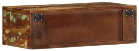 tömör újrahasznosított falra szerelhető TV-szekrény 60x30x19 cm