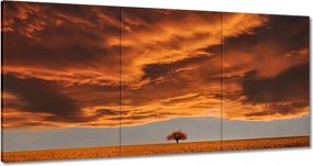 Vászonkép 120x60 Narancssárga égbolt