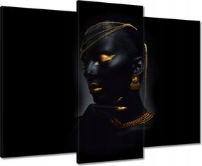 Vászonkép 90x70 Aranyozott arc