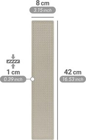 Bézs műanyag edénycsepegtető alátét 42x8 cm Slim – Wenko