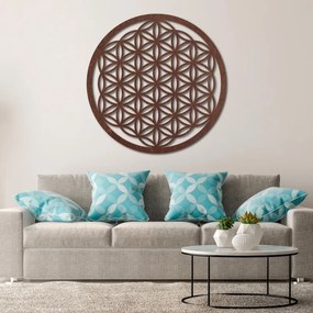 Mandala fa falfestmény | Élet virága