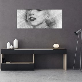 Kép - Marilyn Monroe portréja (120x50 cm)