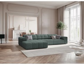Türkiz sarokkanapé (bal oldali) Chicago – Cosmopolitan Design