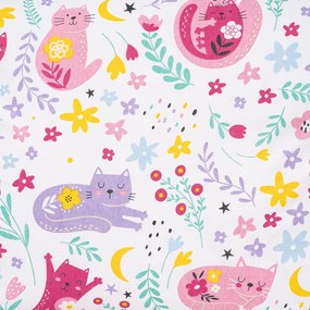 4Home Gyermek pamut ágynemű Playful Paws, 140 x 200 cm, 70 x 90 cm