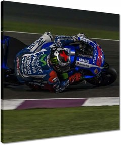 Vászonkép 40x40 Motorkerékpár üldöző