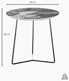 BRAVON mangófából készült dohányzóasztal