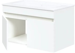 Puresa mosdó alatti szekrény 80 cm, fehér