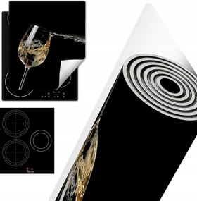 Tűzhelyvédő Szőnyeg Asztali Dekoráció 45x52 fekete bordó