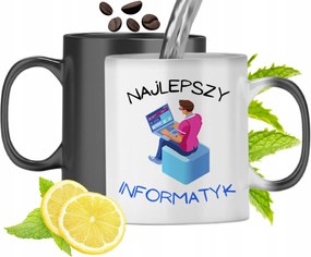Mágikus Bögre Informatikusoknak Színváltó Nyomtatott Fényképpel