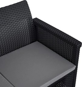 SAVIO kerti bútor szett fekete