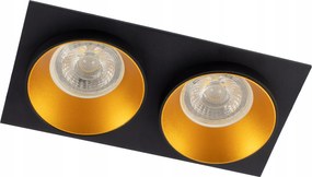 Halogén Mennyezeti Låmpatest Fekete-arany