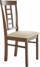 Étkezőszék, dió/bézs, OLEG NEW