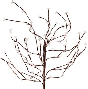 LED RGBW Napelemes lámpa TREE LED/0,1W/1,2V 600 mAh IP44 barna