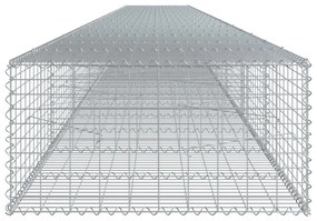 horganyzott vas gabion kosár fedéllel 1000 x 100 x 50 cm