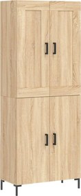 vidaXL sonoma tölgy szerelt fa magasszekrény 69,5 x 34 x 180 cm