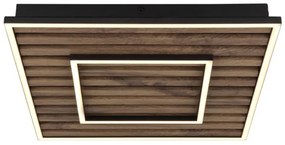 Globo 67345D1 - WOODY LED mennyezeti lámpa 36W, 230V, 3000K, 45x45 cm