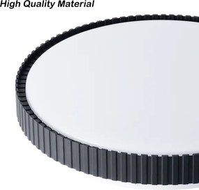 Brilagi - LED dimmelhető mennyezeti lámpa CORVO LED/72W/230V 3000-6000K fekete átm. 50 cm+távirányító