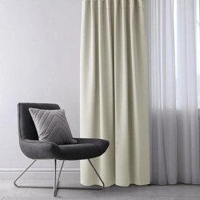 Krémszínű sötétítő függöny 140x245 cm Eyelets – Restilo