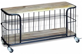 100x40x45 cm tömör mangófa TV szekrény