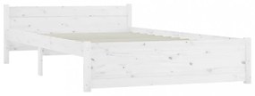 vidaXL fehér ágykeret fiókokkal 120 x 200 cm