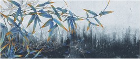 Kép - bambusz a falon (120x50 cm)