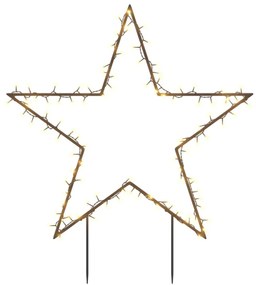 karácsonyi csillag fénydekoráció 115 LED 85 cm