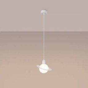 Sollux SL.1356 - Csillár zsinóron HYPERION 1xG9/8W/230V fehér