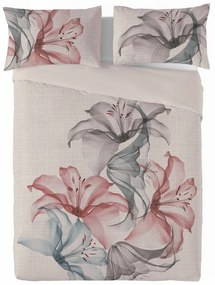 Lilie pamut és len keverékből készült ágyneműhuzat, 220 x 200 cm, 2x 70 x 80 cm