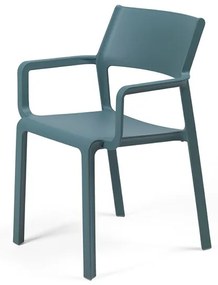 Nardi Trill ottanio kék kültéri karos szék
