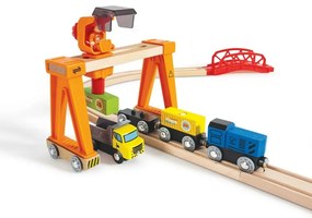 Hape Train track - Kikötő berakodással éskirakodással