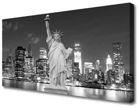 Vászonkép falra Szobor New York 120x60 cm