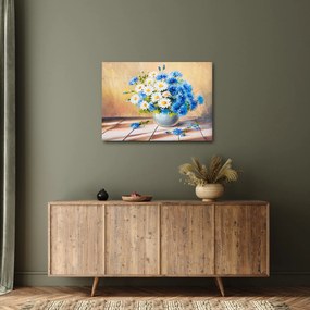 Festett kép egy váza virágról (70x50 cm)