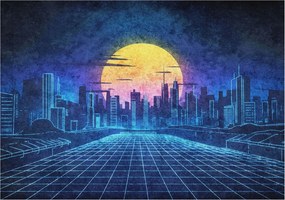 Fotótapéta Flizelin a nappali hálószobába Futurisztikus tájkép 312x219