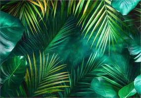 Fotótapéta Levelek Absztrakt Dzsungel Tapéta Hálószoba Nappali 254x184