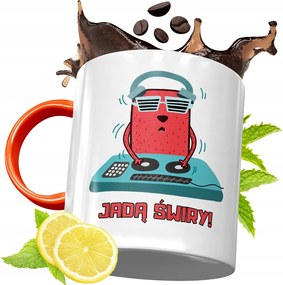 Narancssárga Bögre Dja Ajándék fényképes nyomtatással