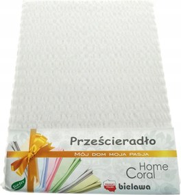 Kéreg Lepedő 160x200 Fehér 100% Pamut