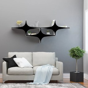 Fali polc Susen 3 - Black