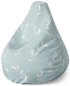 Pear babzsák fehér levelek - gyerek, szürke