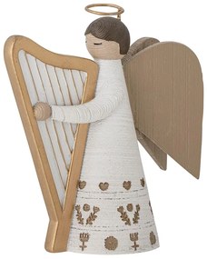 Karácsonyi mintás poligyanta gyertyatartó készlet 4 db-os Abba – Bloomingville