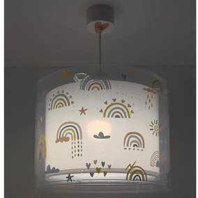 Dalber 41192 - Gyerekcsillár RAINBOW 1xE27/15W/230V többszínű