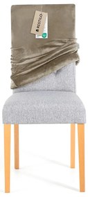 Szürkésbézs gumis szék huzat szett 4 db-os 48 cm Sento – Restilo