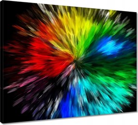 Vászonkép 50x40 Színes robbanás Színek