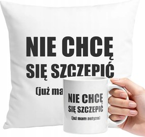 Bögre Szett Párna Ajándék Nem Akarok Beoltatni Autizmus Ajándék Szöveg