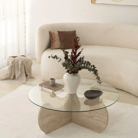 Hima Travertine konferenciaasztal