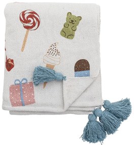 Fehér gyerek takaró 130x160 cm Sweets – Bloomingville Mini