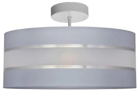 Csillár rúdon HELEN 3xE27/15W/230V szürke/fényes króm